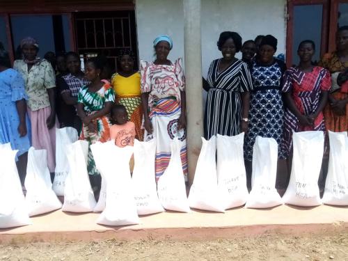 Verteilung von Saatgut an 60 Familien