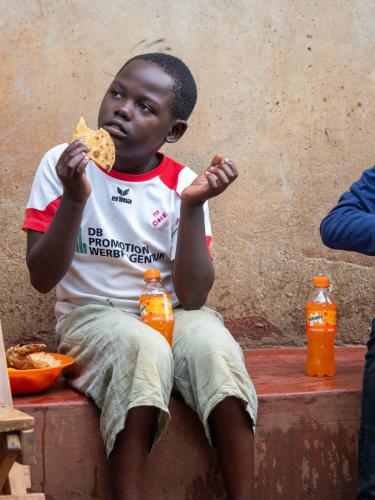 Sharon liebt Chapati 